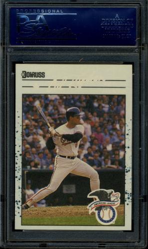 1990 Donruss Blue/White Test Issue José DeLeon / Cal Ripken, Jr. PSA 7 #20708284 - Back