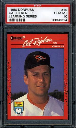 1990 Donruss Learning Series #19 Cal Ripken PSA 10 #16858324