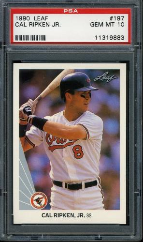 1990 Leaf #197 Cal Ripken PSA 10 #11319883