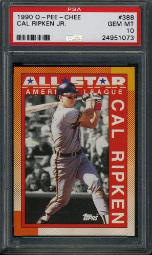 1990 O-Pee-Chee #388 Cal Ripken AS PSA 10 #24951073