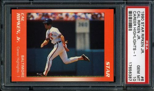 1990 Star Ripken #06 Cal Ripken, Jr.-Career Highlights - 1 PSA 10 #17656387