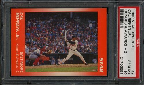 1990 Star Ripken #09 Cal Ripken, Jr.-Honors and Awards - 2 PSA 10 #21706589