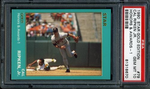 1990 Star Gold Edition #79 Cal Ripken Jr. PSA 10 #81318670