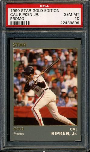 1990 Star Gold Edition Cal Ripken Jr. (promo card) PSA 10 #22439899