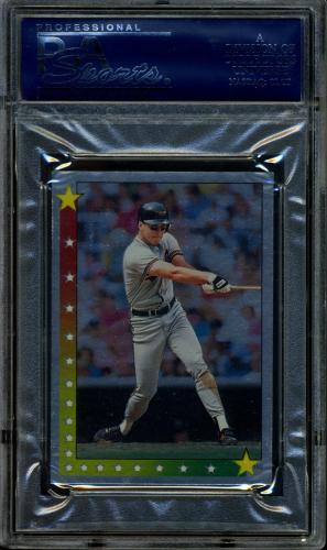 1990 Topps Sticker Backs #33 M. Williams/C. Ripken, Jr. #160 PSA 10 #20708288 - Back