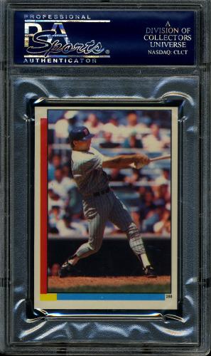 1990 Topps Sticker Backs #44 C. Ripken, Jr./Gaetti #288 PSA 9 #22829369 - Back
