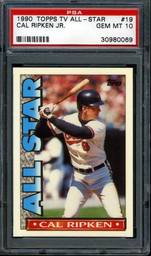 1990 Topps TV All-Stars #19 Cal Ripken PSA 10 #30980069