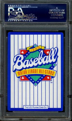 1990 U.S. Playing Card All-Stars Silver #6S Cal Ripken PSA 9 #22146924 - Back