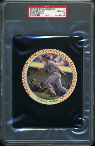1990 Windwalker Discs Cal Ripken Jr.-Ozzie Guillen PSA 10 #24748763