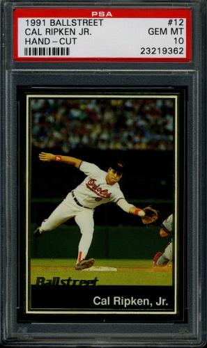 1991 Ballstreet #12 Cal Ripken, Jr. PSA 10 #23219362
