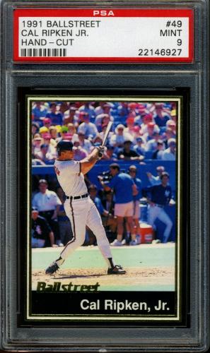 1991 Ballstreet #49 Cal Ripken, Jr. PSA 9 #22146927