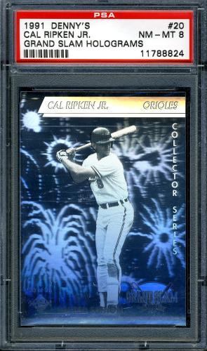1991 Denny's Holograms #20 Cal Ripken PSA 8 #11788824