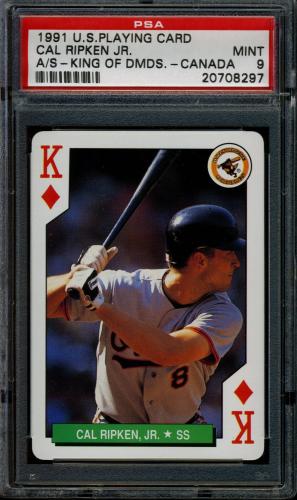 1991 International Playing Card All-Stars #13D Cal Ripken PSA 9 #20708297