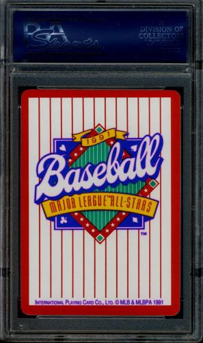 1991 International Playing Card All-Stars #13D Cal Ripken PSA 9 #20708297 - Back