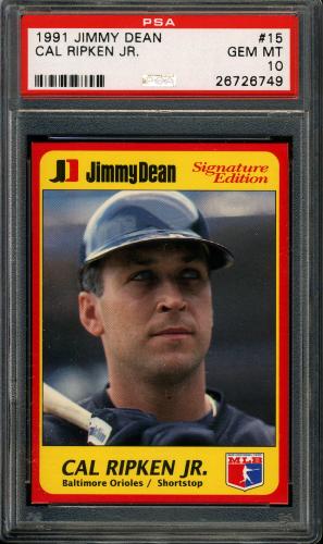 1991 Jimmy Dean #15 Cal Ripken PSA 10 #26726749