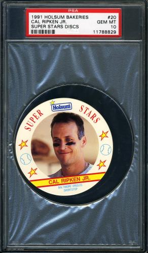 1991 MSA Holsum Discs #20 Cal Ripken PSA 10 #11788829