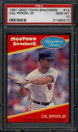 1991 MooTown Snackers #14 Cal Ripken PSA 10 #21366210