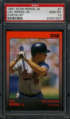 1991 Star #01 Cal Ripken Jr. PSA 10 #22091527