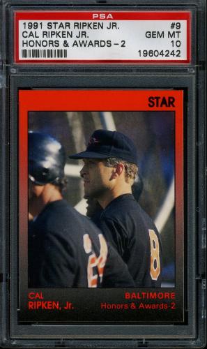 1991 Star #09 Cal Ripken Jr. PSA 10 #19604242