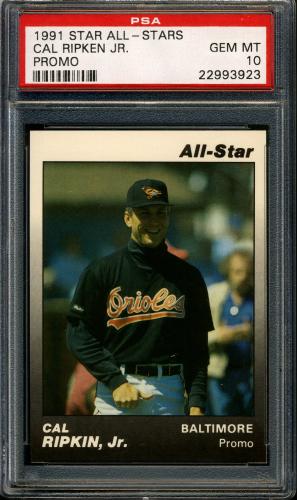 1991 Star All-Stars Cal Ripken Jr. (promo card) PSA 10 #22993923