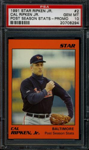 1991 Star Cal Ripken Promo Set #2 Cal Ripken Jr. PSA 10 #20708294
