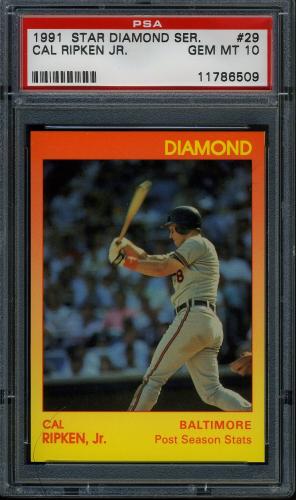 1991 Star Diamond Series #29 Cal Ripken Jr. PSA 10 #11786509