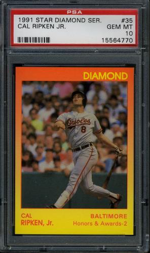 1991 Star Diamond Series #35 Cal Ripken Jr. PSA 10 #15564770