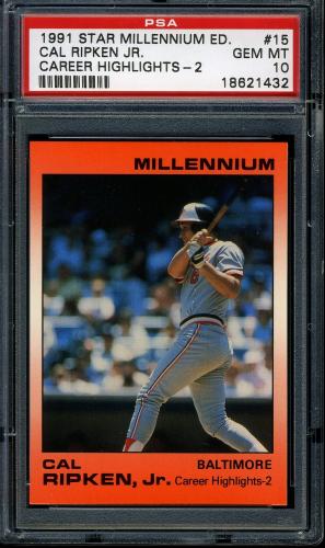 1991 Star Millennium Edition #15 Cal Ripken Jr. PSA 10 #18621432