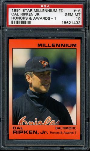 1991 Star Millennium Edition #16 Cal Ripken Jr. PSA 10 #18621433