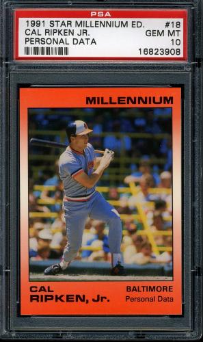 1991 Star Millennium Edition #18 Cal Ripken Jr. PSA 10 #16823908