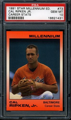 1991 Star Millennium Edition #73 Cal Ripken Jr. PSA 10 #18621431