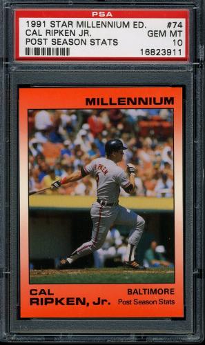 1991 Star Millennium Edition #74 Cal Ripken Jr. PSA 10 #16823911