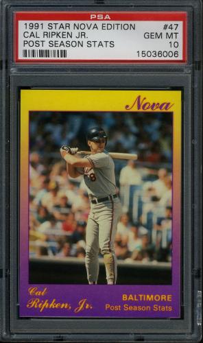 1991 Star Nova Edition #47 Cal Ripken Jr. PSA 10 #15036006
