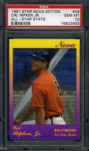 1991 Star Nova Edition #48 Cal Ripken Jr. PSA 10 #16823933