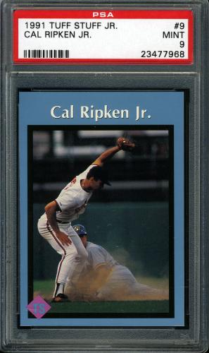 1991 Tuff Stuff Jr. #09 Cal Ripken, Jr. PSA 9 #23477968