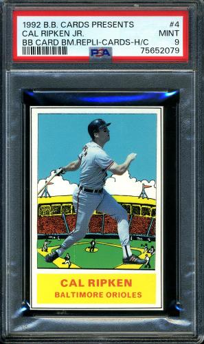 1992 Baseball Cards Presents Repli-Cards #04 Cal Ripken, Jr. PSA 9 #75652079