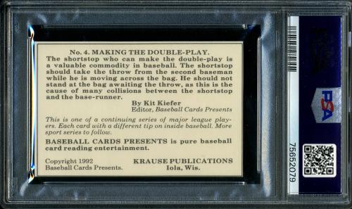 1992 Baseball Cards Presents Repli-Cards #04 Cal Ripken, Jr. PSA 9 #75652079 - Back