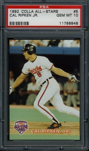 1992 Barry Colla All-Star Game #5 Cal Ripken PSA 10 #11788848