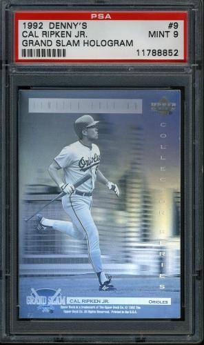 1992 Denny's Holograms #9 Cal Ripken PSA 9 #11788852