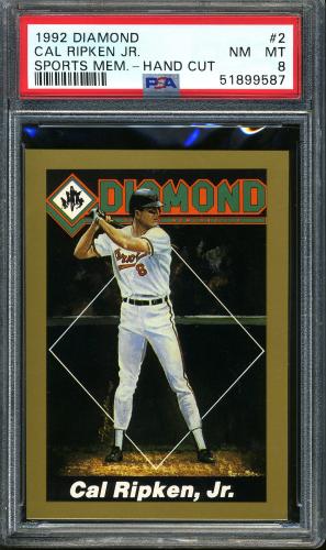 1992 Diamond Sports Memorabilia #02 Cal Ripken, Jr. PSA 8 #51899587