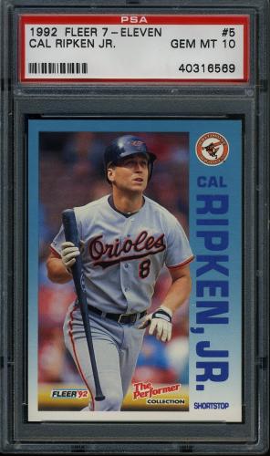 1992 Fleer Citgo The Performer #5 Cal Ripken PSA 10 #40316569