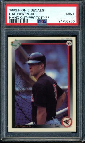 1992 High 5 Prototype #5 Cal Ripken PSA 9 #21730230
