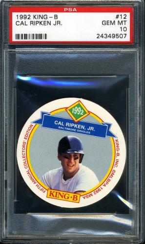 1992 King-B Discs #12 Cal Ripken PSA 10 #24349507