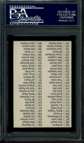 1992 Leaf Black Gold #199 Checklist 177-264-Cal Ripken PSA 10 #22407995 - Back