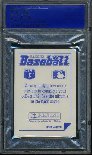 1992 Panini Stickers #275 Cal Ripken AS PSA 10 #11788866 - Back
