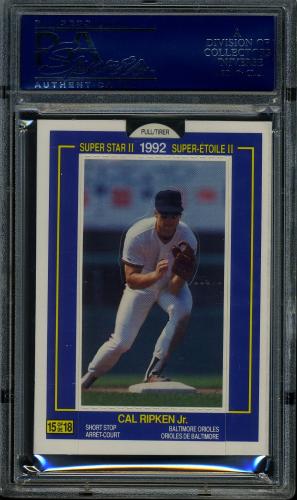 1992 Post Canadian #15 Cal Ripken PSA 9 #20310703 - Back