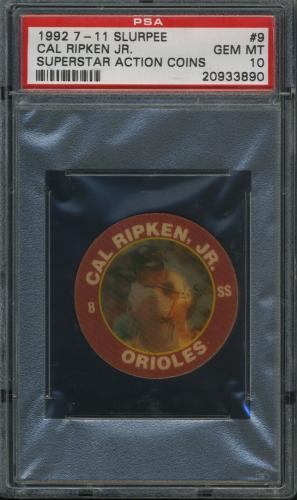 1992 Seven-Eleven Coins #9 Cal Ripken PSA 10 #20933890