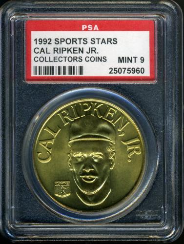 1992 Sports Stars Collector Coins Cal Ripken PSA 9 #25075960