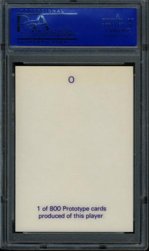 1992 Star '92 #O Cal Ripken Jr. (prototype) PSA 9 #30980076 - Back