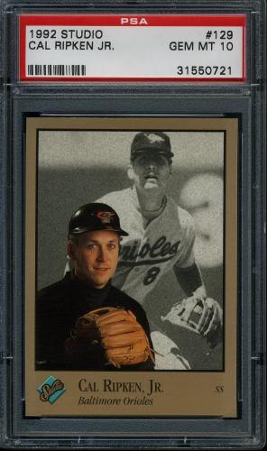 1992 Studio #129 Cal Ripken PSA 10 #31550721
